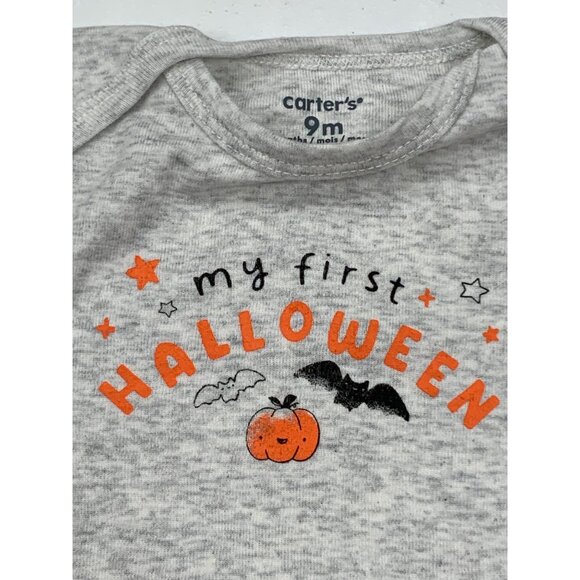 Carters Baby 2-Piece My First Halloween Bodysuit & Pants Set 9M Cotton Blend - Picture 2 of 6